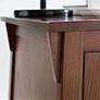 Leick 15" Wide Russet Finish Mission Style End Table