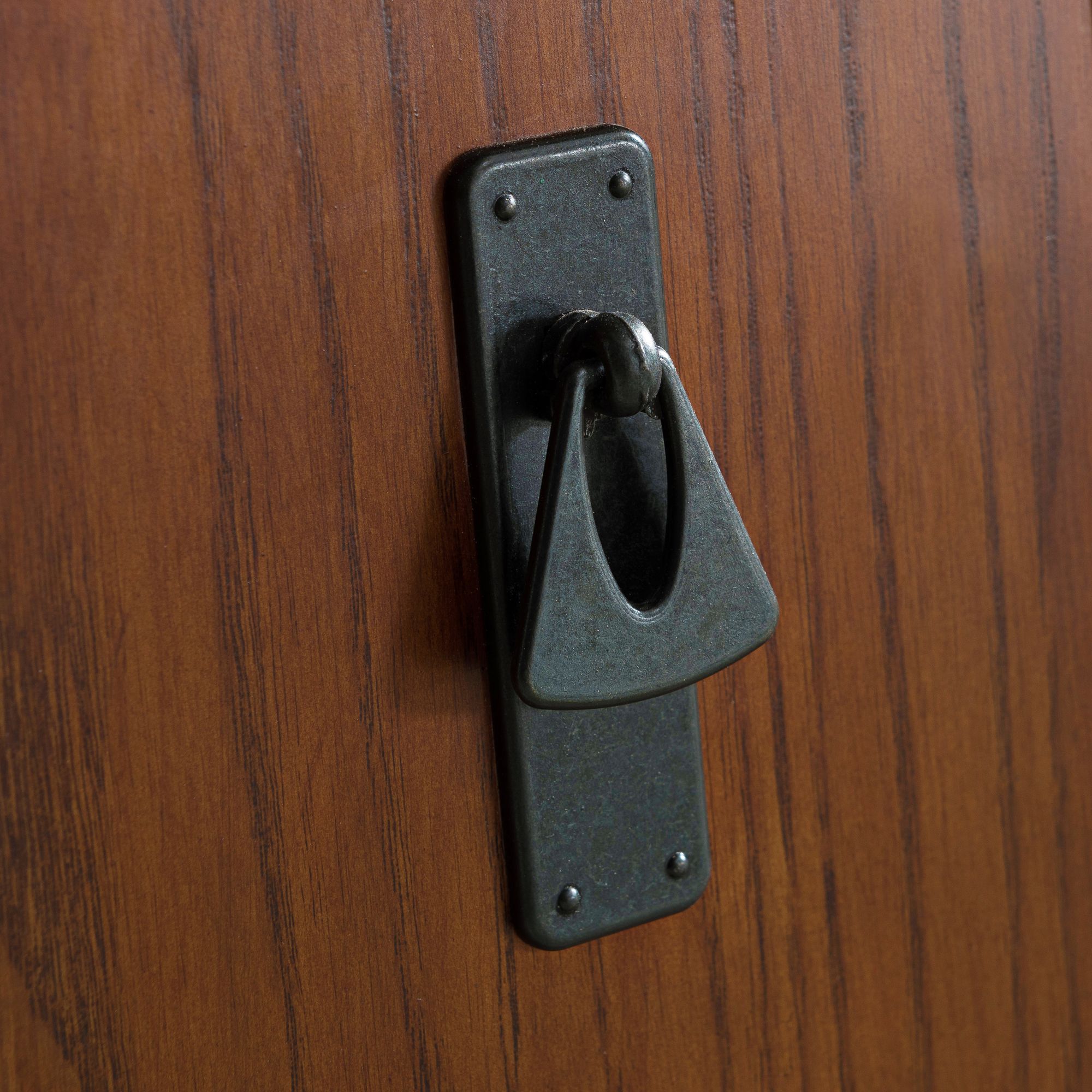 Image 5 Leick 15" Wide Russet Finish Mission Style End Table more views