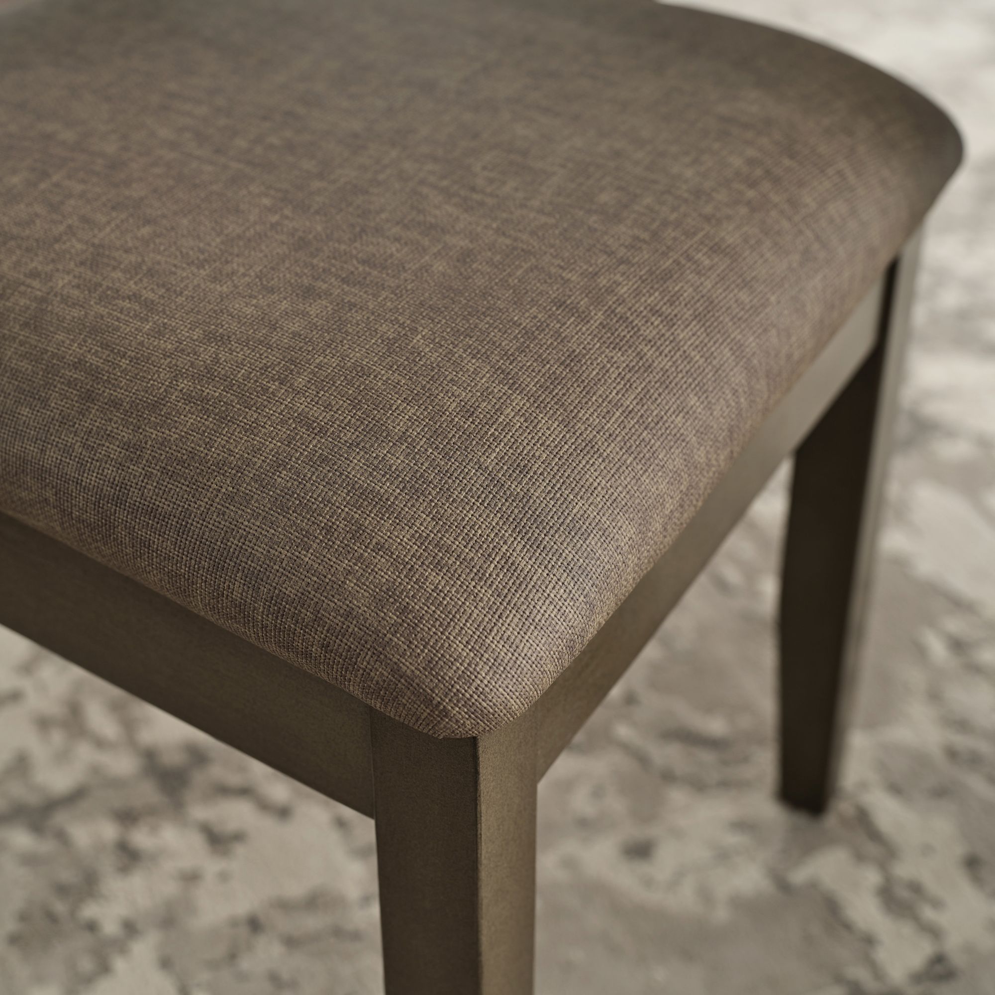 Image 4 Leick Adora Moss Heather Fabric Dining Chairs Set of 2 more views