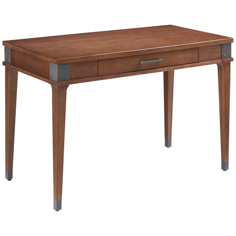 Image 2 Leick Bethany 44 inch Wide Aged Barrel Laptop Desk