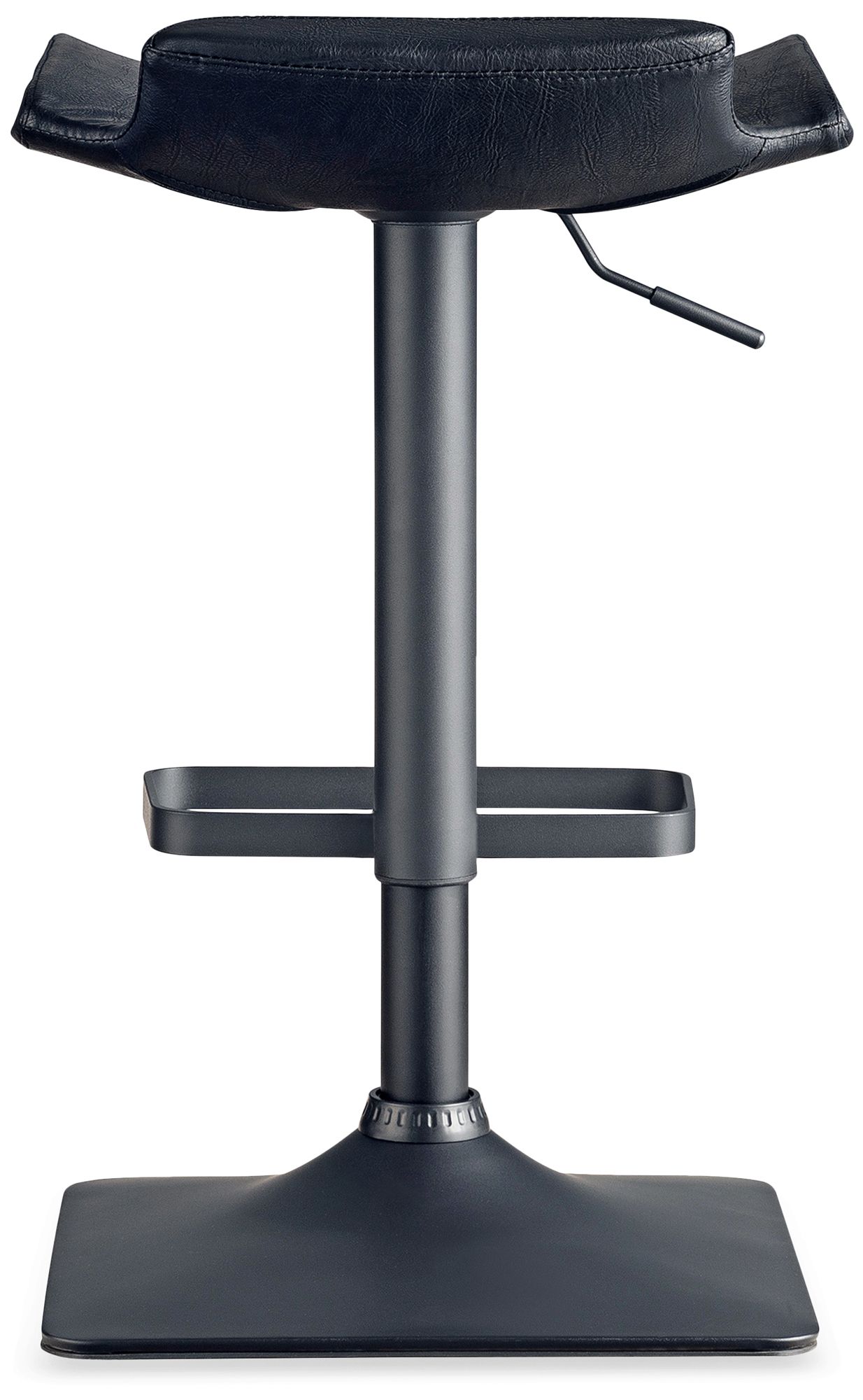 Leick Black Adjustable Height Swivel Bar Stools Set of 2 74P77 Lamps Plus