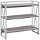 Leick Elvirah 32" Wide Weathered Wood Nickel Bookshelf