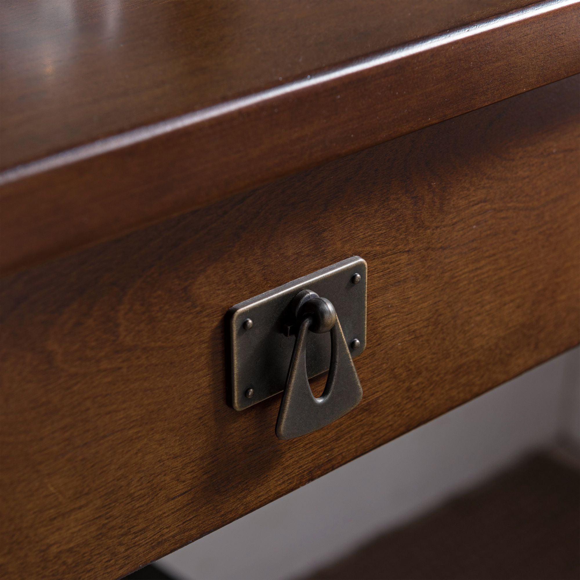 Leick Empiria 48" Wide Walnut Laptop Computer Desk