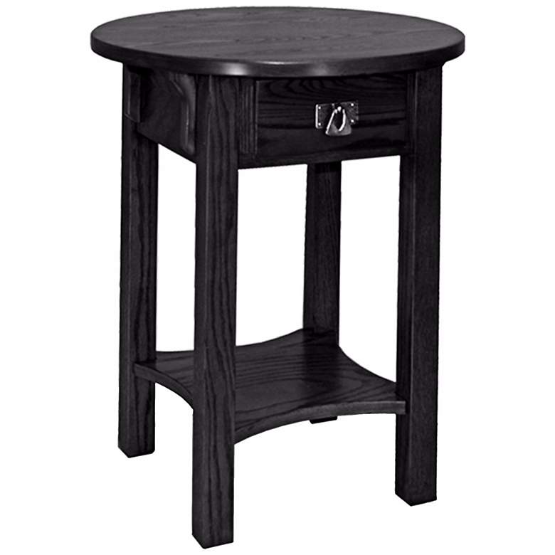 Image 1 Leick Furniture Anyplace Slate Finish Round Side Table