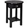 Leick Furniture Anyplace Slate Finish Round Side Table