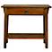 Leick Furniture Mission Style Russet Hall Stand Table