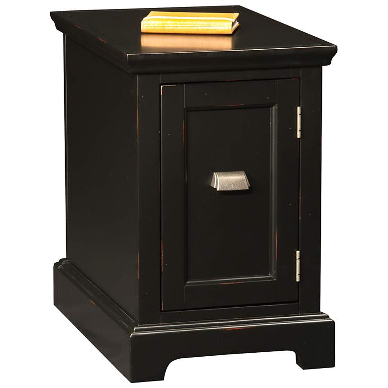 Image 1 Leick Laurent Black End Table/Printer Stand Cabinet