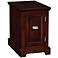 Leick Laurent Chocolate Cherry End Table/Printer Stand Cabinet