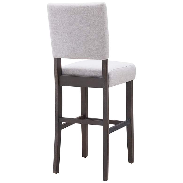 Image 7 Leick Marlowe 30" Gray-Washed Fabric Bar Stools Set of 2 more views