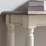 Leick Toscana 32" Wide Ecru and Otter Hall Console Table