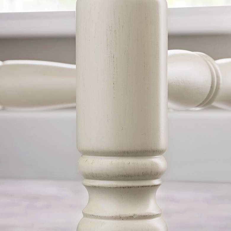 Image 4 Leick Toscana 32" Wide Ecru and Otter Hall Console Table more views