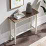 Leick Toscana 32" Wide Ecru and Otter Hall Console Table