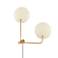 Leif 41" High Patina Brass 2-Light Wall Sconce