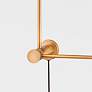 6_Leif 41" High Patina Brass 2-Light Wall Sconce more views