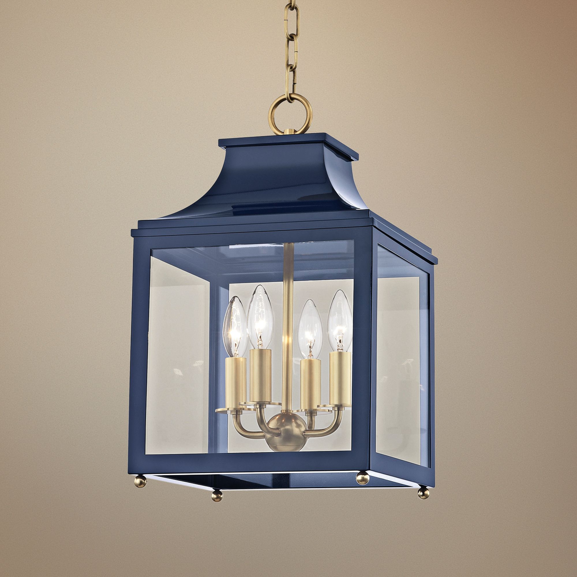 blue lantern lamp