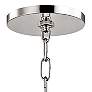 Leigh 11 1/2"W Polished Nickel and Navy 4-Light Mini Pendant