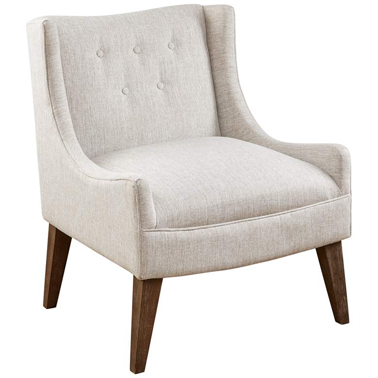 Image 2 Leigh Cream Fabric Lounge Chair