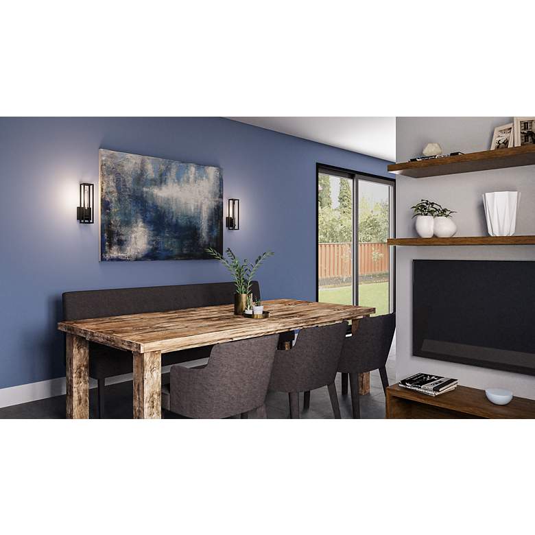 Image 6 Leighton 1-Light Matte Black Wall Sconce more views
