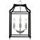 Leighton 11 3/4" Wide Pewter and Black 3-Light Mini Pendant