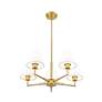 7_Leila 26" Wide Luxe Gold 5-Light Chandelier more views