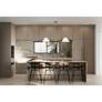 4_Leila 42" Wide Luxe Gold 2-Light Linear Chandelier more views