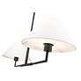 7_Leila 42" Wide Matte Black 2-Light Linear Chandelier more views