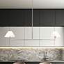 2_Leila 62" Wide Brushed Nickel 2-Light Linear Chandelier