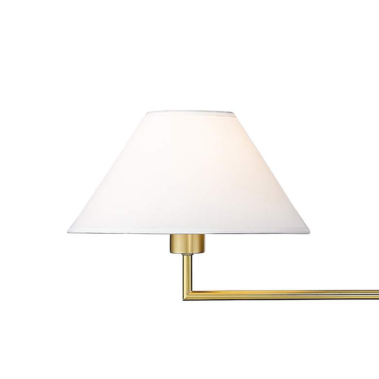 Image 4 Leila 62" Wide Luxe Gold 2-Light Linear Chandelier more views