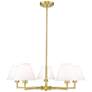 3_Leila by Z-Lite Luxe Gold 5 Light Chandelier