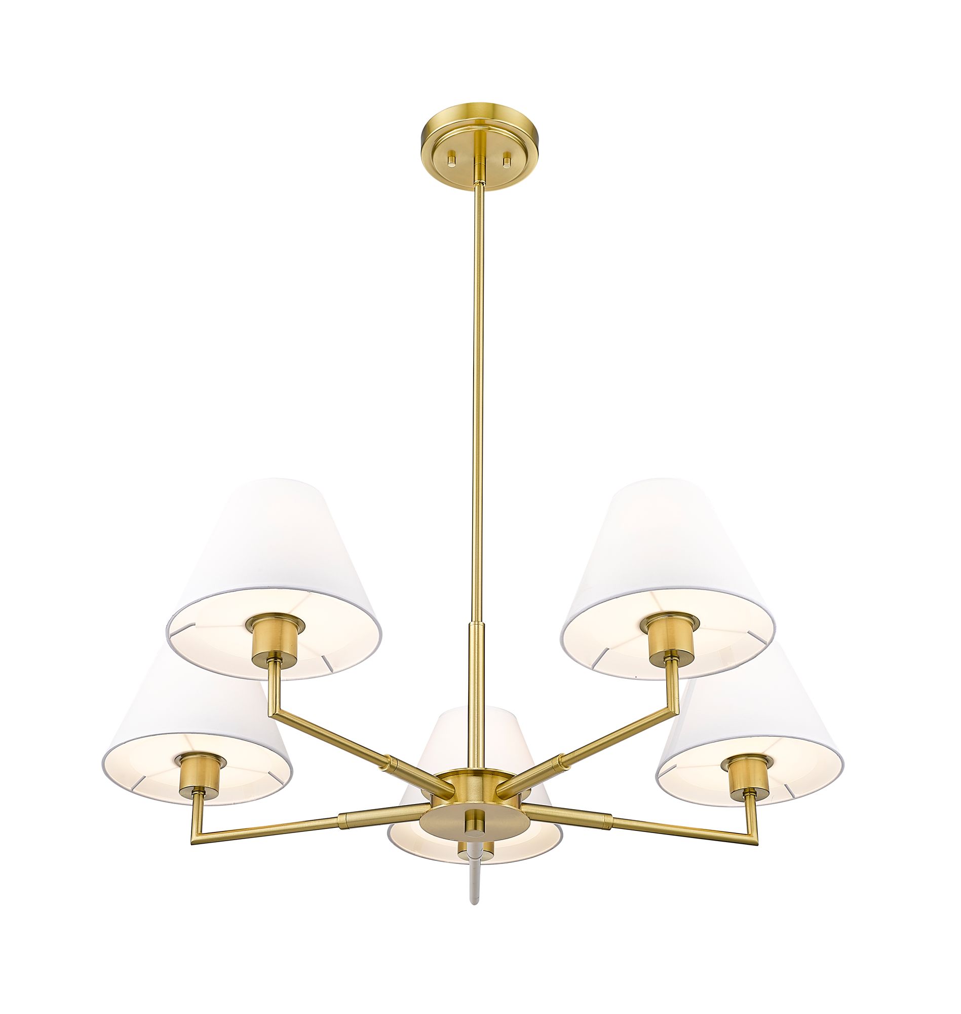 Image 7 Leila by Z-Lite Luxe Gold 5 Light Chandelier more views