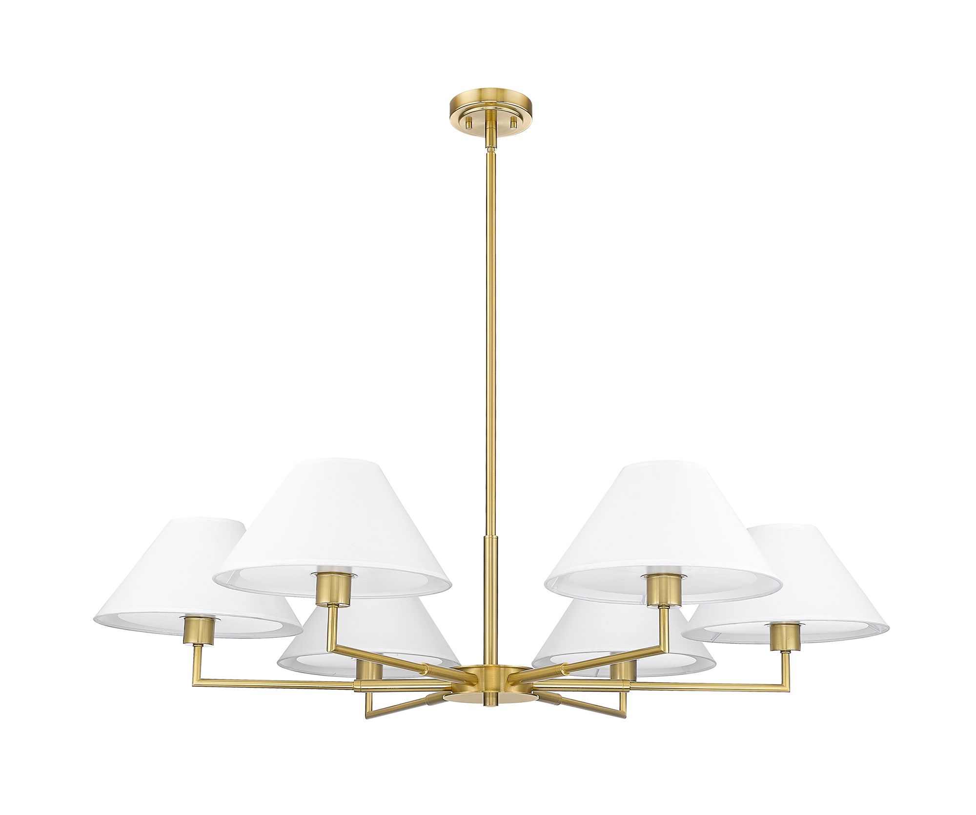 Leila by Z-Lite Luxe Gold 6 Light Chandelier