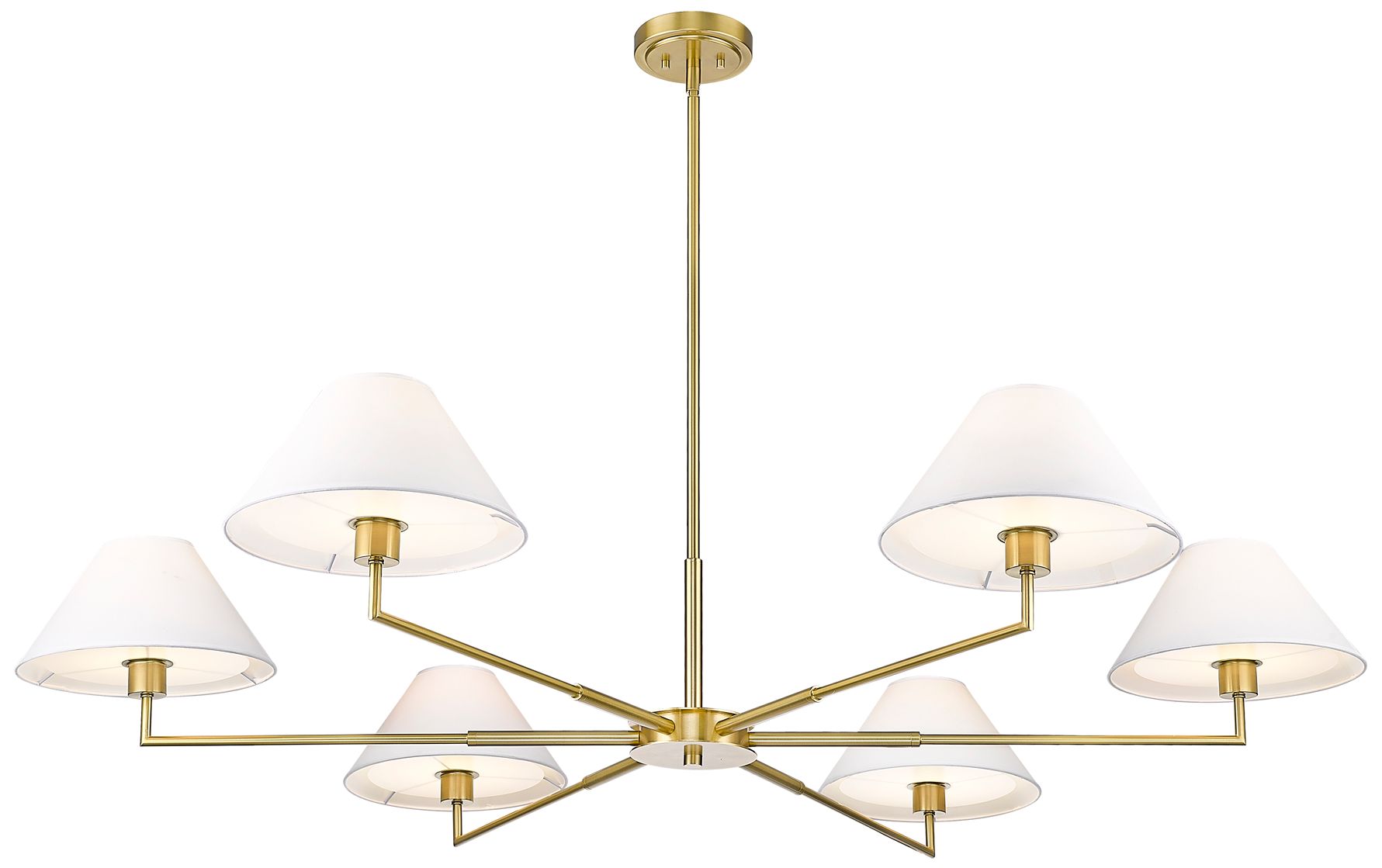 Image 3 Leila by Z-Lite Luxe Gold 6 Light Chandelier more views