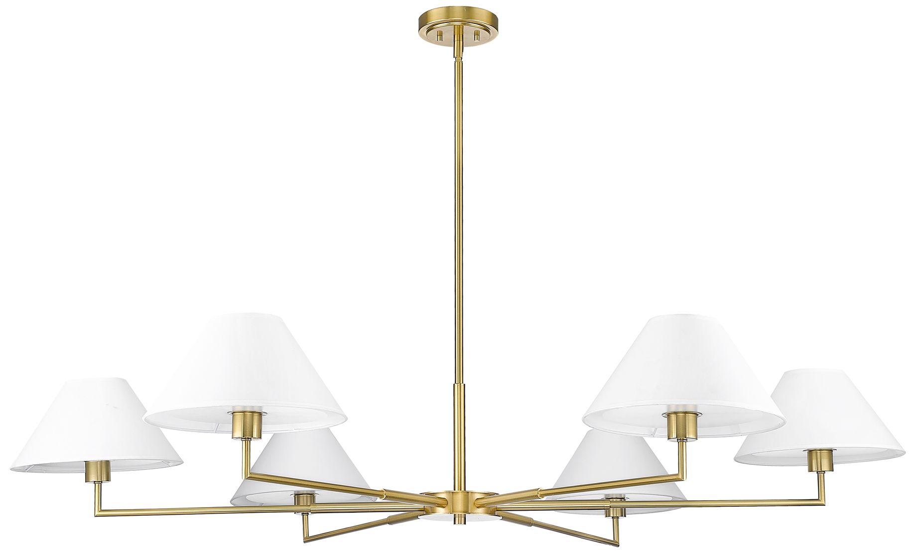 Image 4 Leila by Z-Lite Luxe Gold 6 Light Chandelier more views