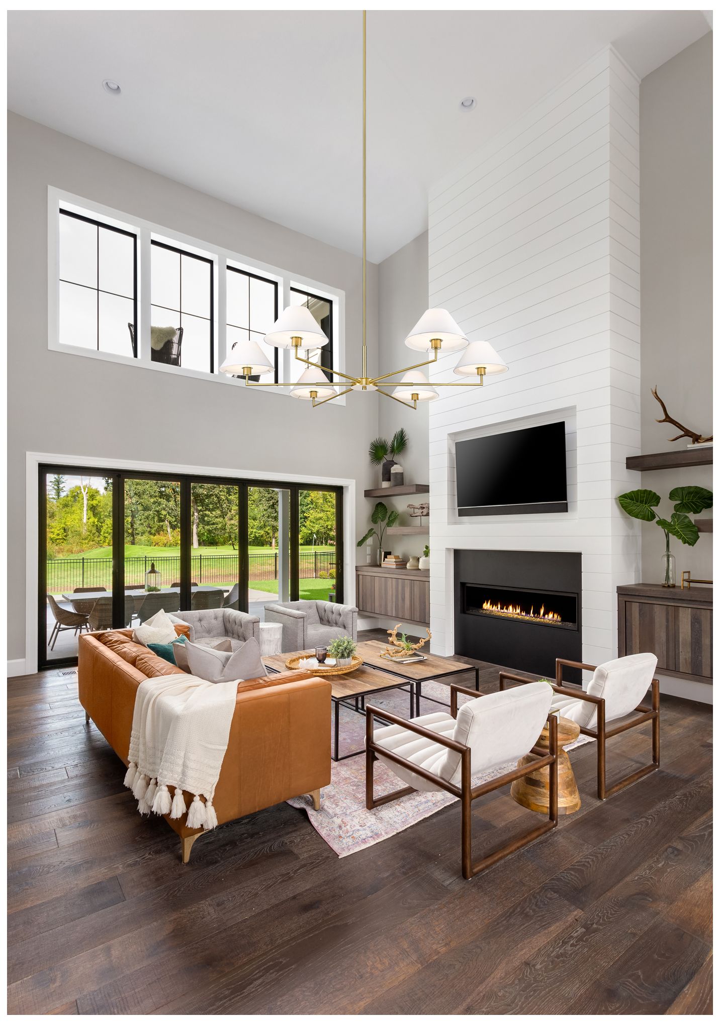 Image 5 Leila by Z-Lite Luxe Gold 6 Light Chandelier more views