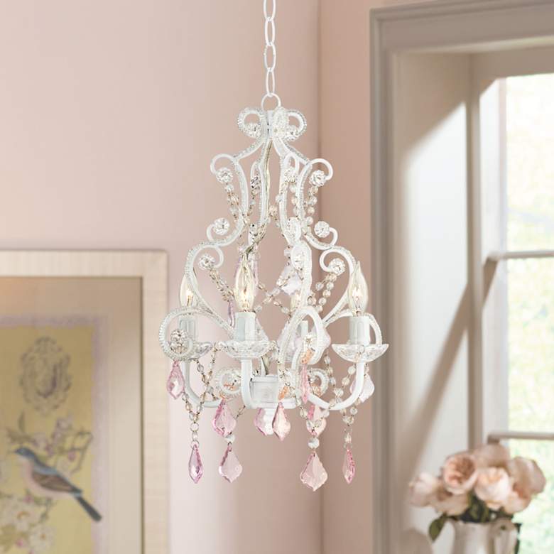 Image 1 Leila Collection Plug-in Swag Chandelier