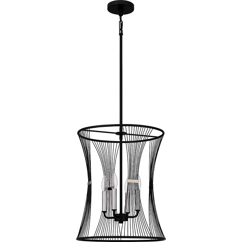 Image 4 Leiland 4-Light Matte Black Pendant more views