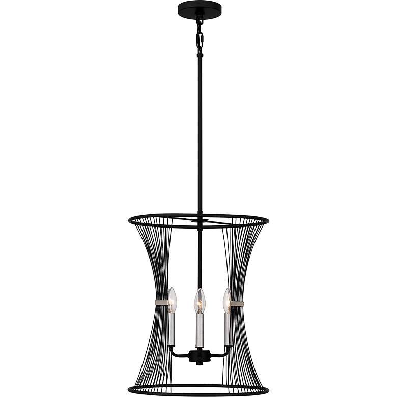 Image 5 Leiland 4-Light Matte Black Pendant more views