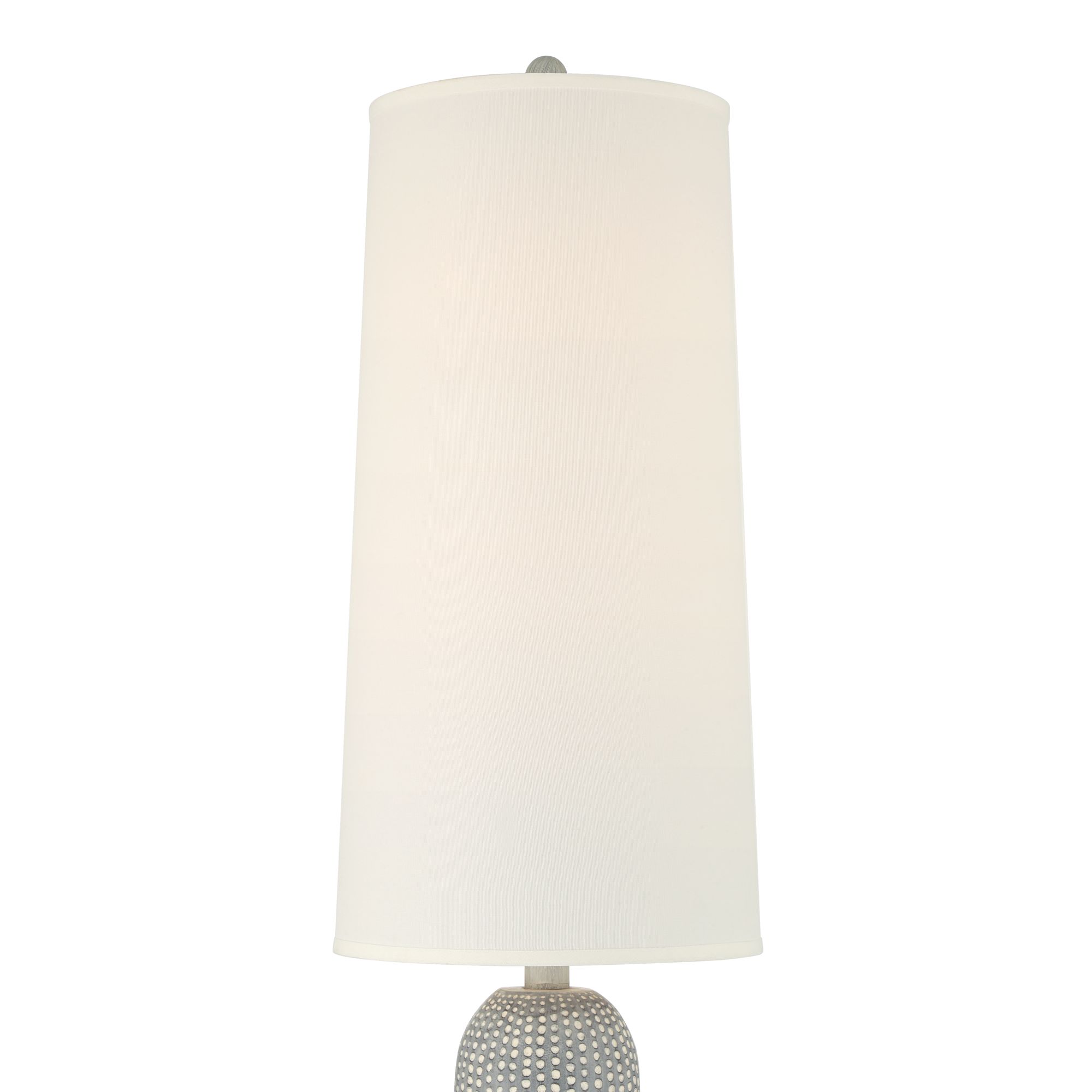 Image 3 Leisa 65 1/2" High Hammered Gray 2-Light Modern Floor Lamp more views