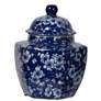 Leith White and Blue Porcelain Decorative Jars Set of 3