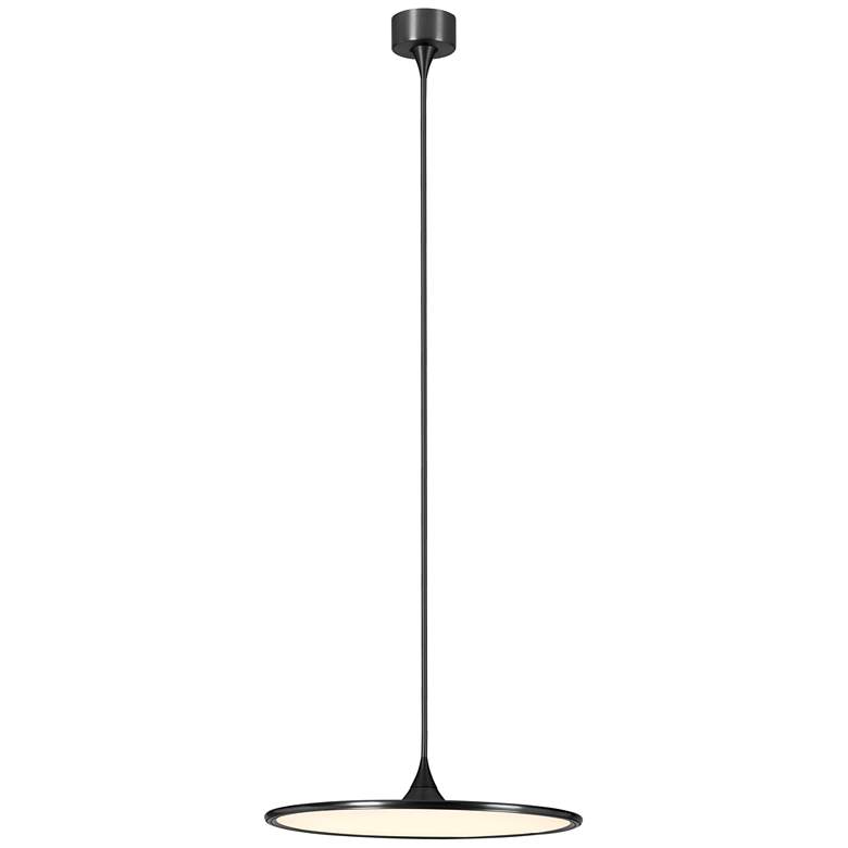 Image 1 Leja 19.7" Satin Dark Gray Pendant
