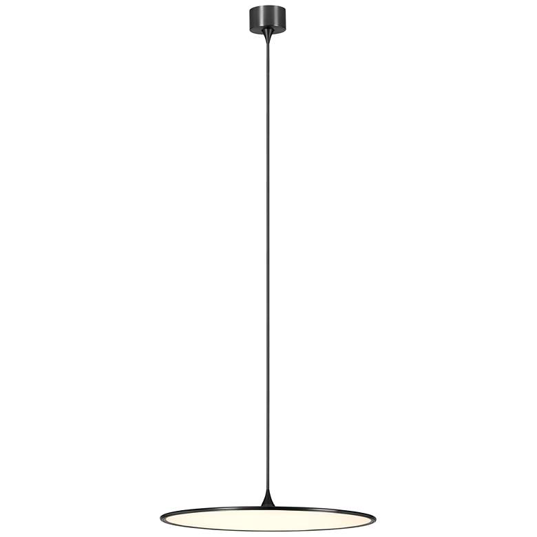 Image 1 Leja 23.6" Satin Dark Gray Pendant