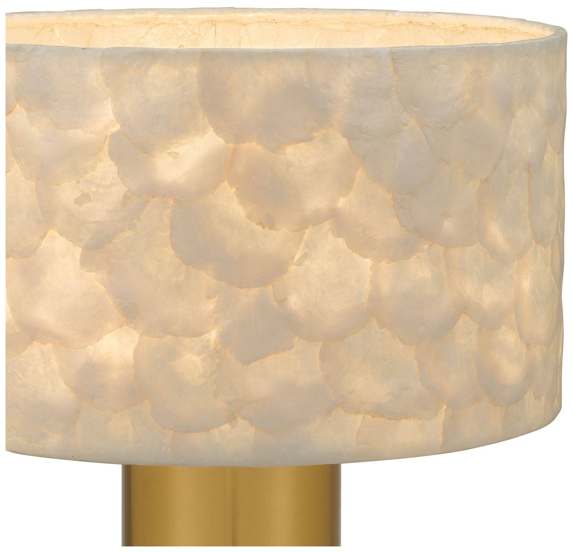 Leland 1-Light Brushed Gold Table Lamp