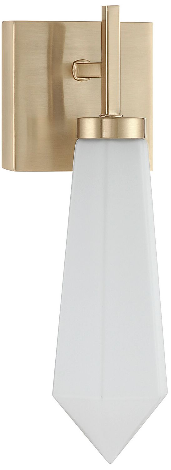 Image 3 Leland 1-Light Wall Sconce in Noble Brass by Dann Foley more views