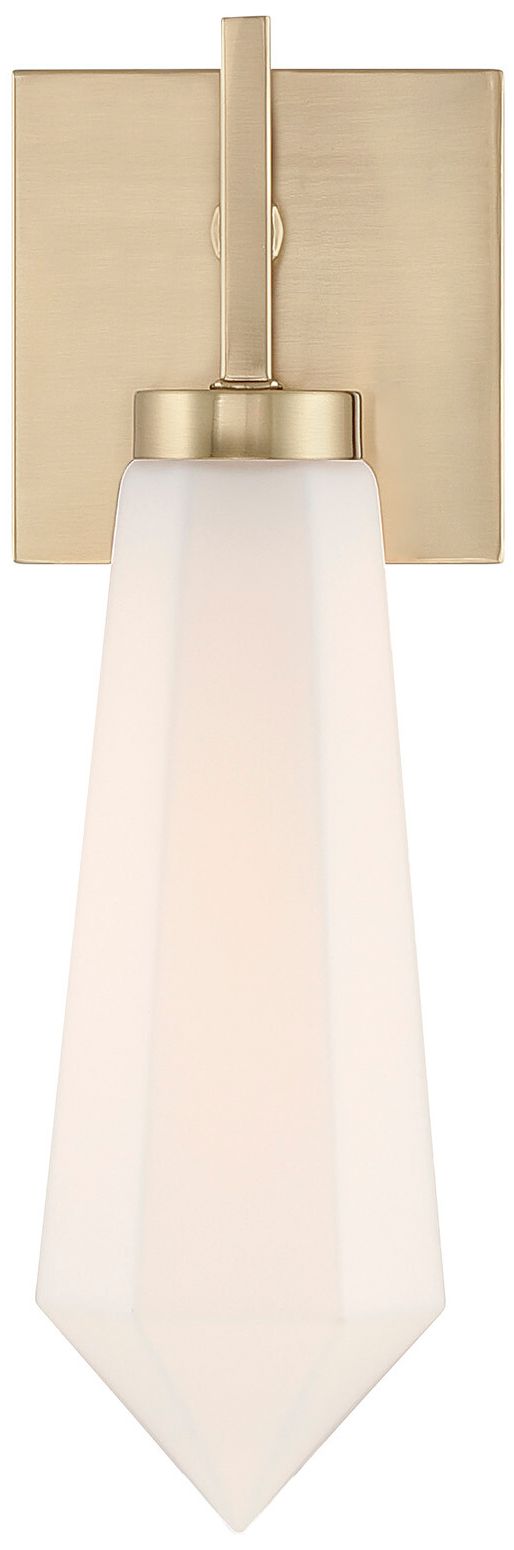 Image 4 Leland 1-Light Wall Sconce in Noble Brass by Dann Foley more views