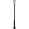Leland 118 1/4"H Sand Black LED Outdoor Post Light with Base