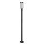 7_Leland 91 3/4"H Sand Black LED Outdoor Post Light with Base more views