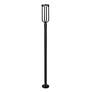 4_Leland 97 1/4"H Sand Black LED Outdoor Post Light with Base more views