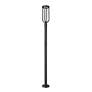 7_Leland 97 1/4"H Sand Black LED Outdoor Post Light with Base more views