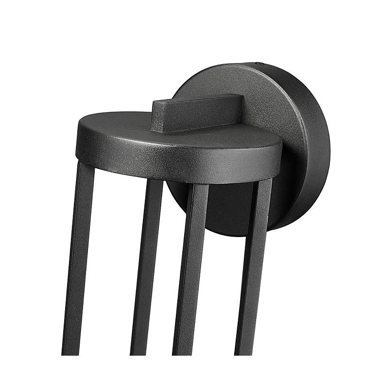 Image 6 Leland by Z-Lite Sand Black 1 Light Outdoor Wall Light more views