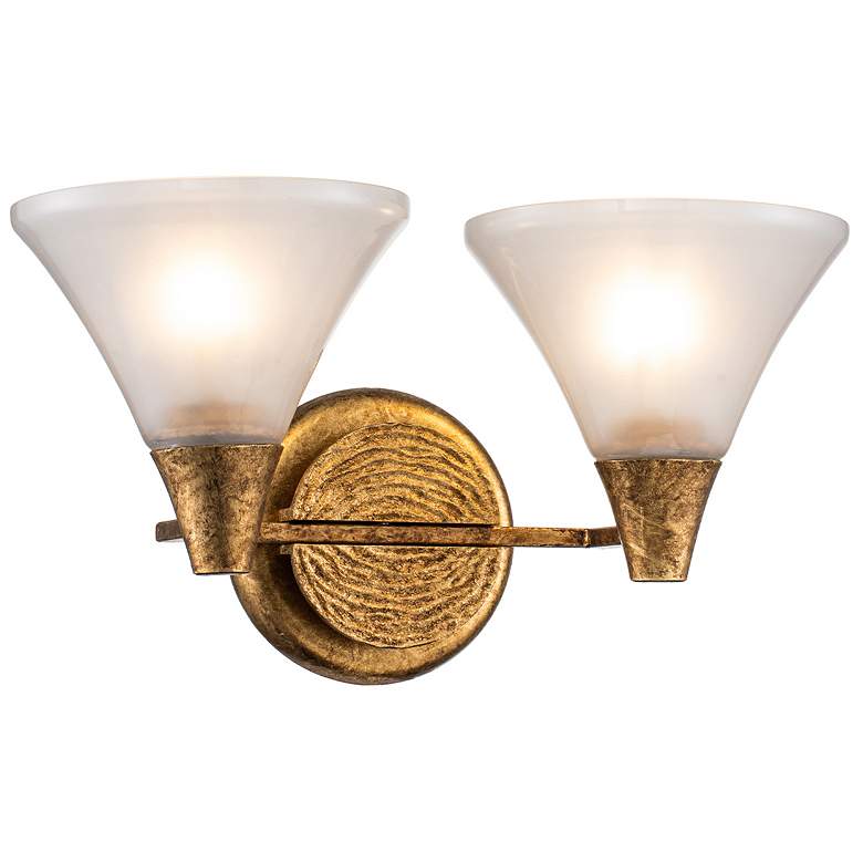 Image 1 Lemoine 2 Light Bath Bar in Gold